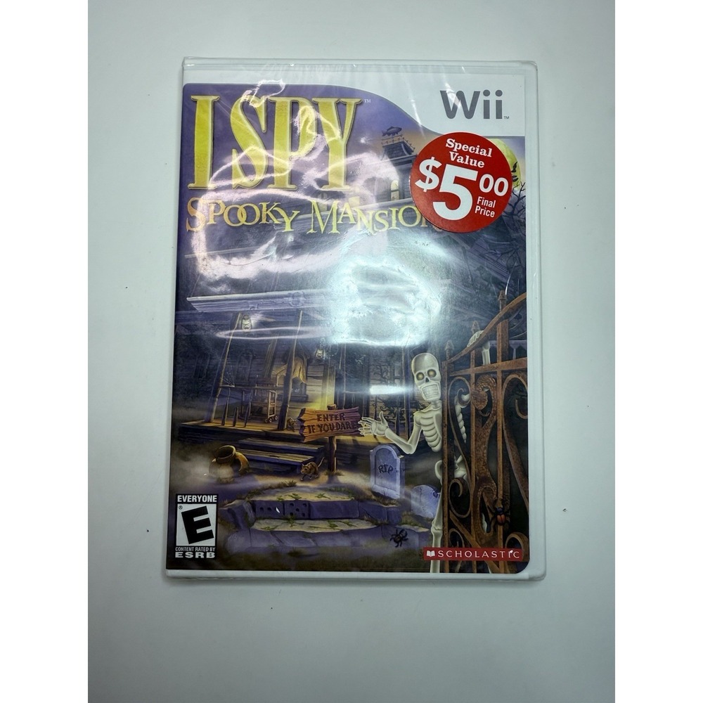 I Spy‎ Spooky Mansion (Nintendo Wii, 2010) Brand New Sealed – Family Puzzle Game